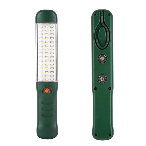 Tunhigl Rechargeable Magnetic Auto Repair Light with Shockproof Design, Portable Emergency Work Light for Outdoor Car Fixing and Emergency Situations Green
