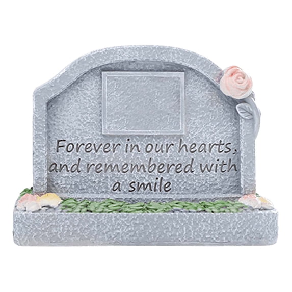 Tunhigl Resin Pet Memorial Stone for Cats Dogs Outdoor Garden Decoration Weather Resistant Tribute for Grieving Pet Owners Year-Round Sympathy Gift