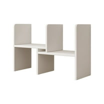 Tunhigl Retractable Bookshelf Desktop Bookshelf Wooden Shelf Multi-layer Storage Rack Suitable For Desktop Storage Books And Items