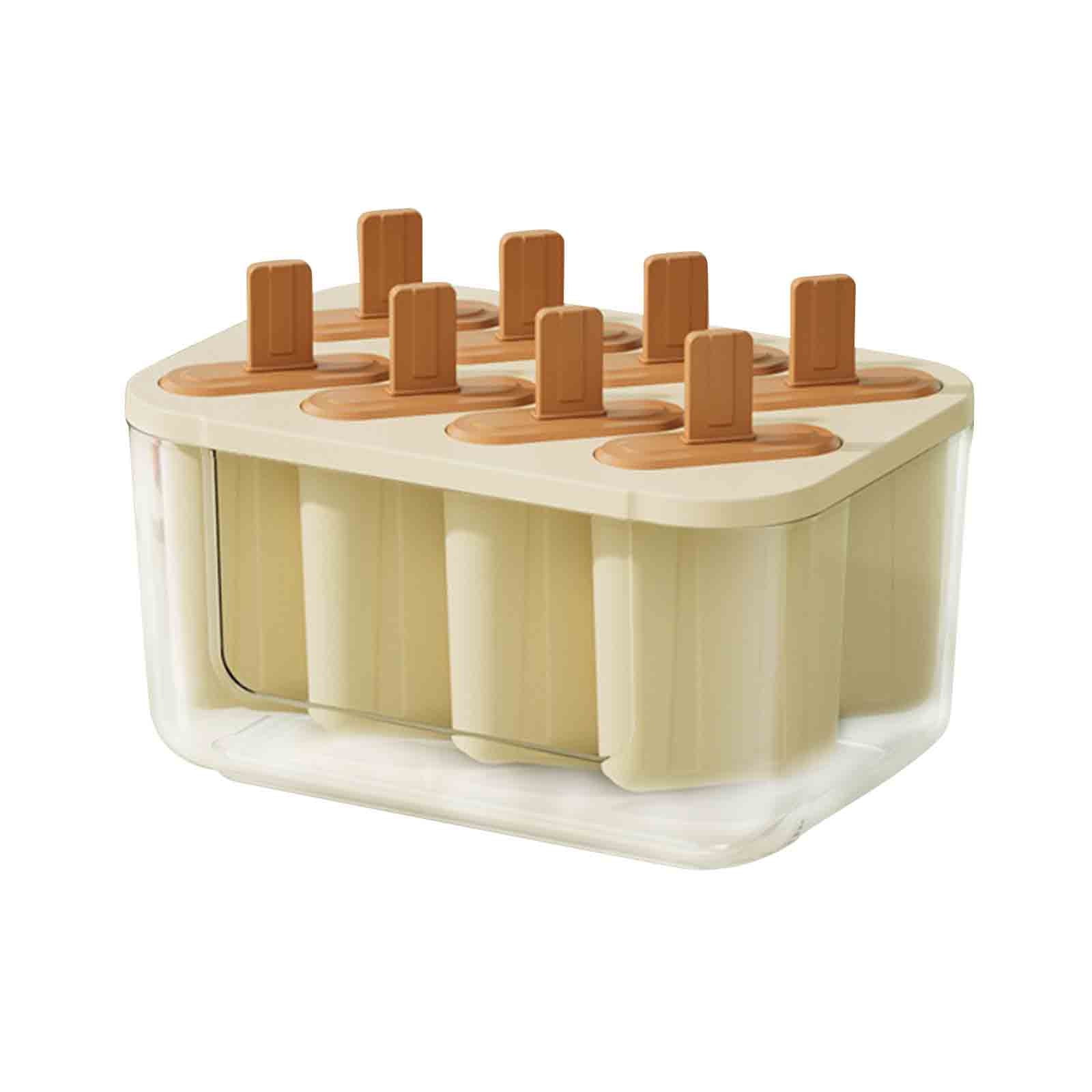 Tunhigl Sales Silica Gel Ice Tray Film with 22-cell Ice Box with Lid Food-grade Ice Maker Home Ice-cream Popsicle