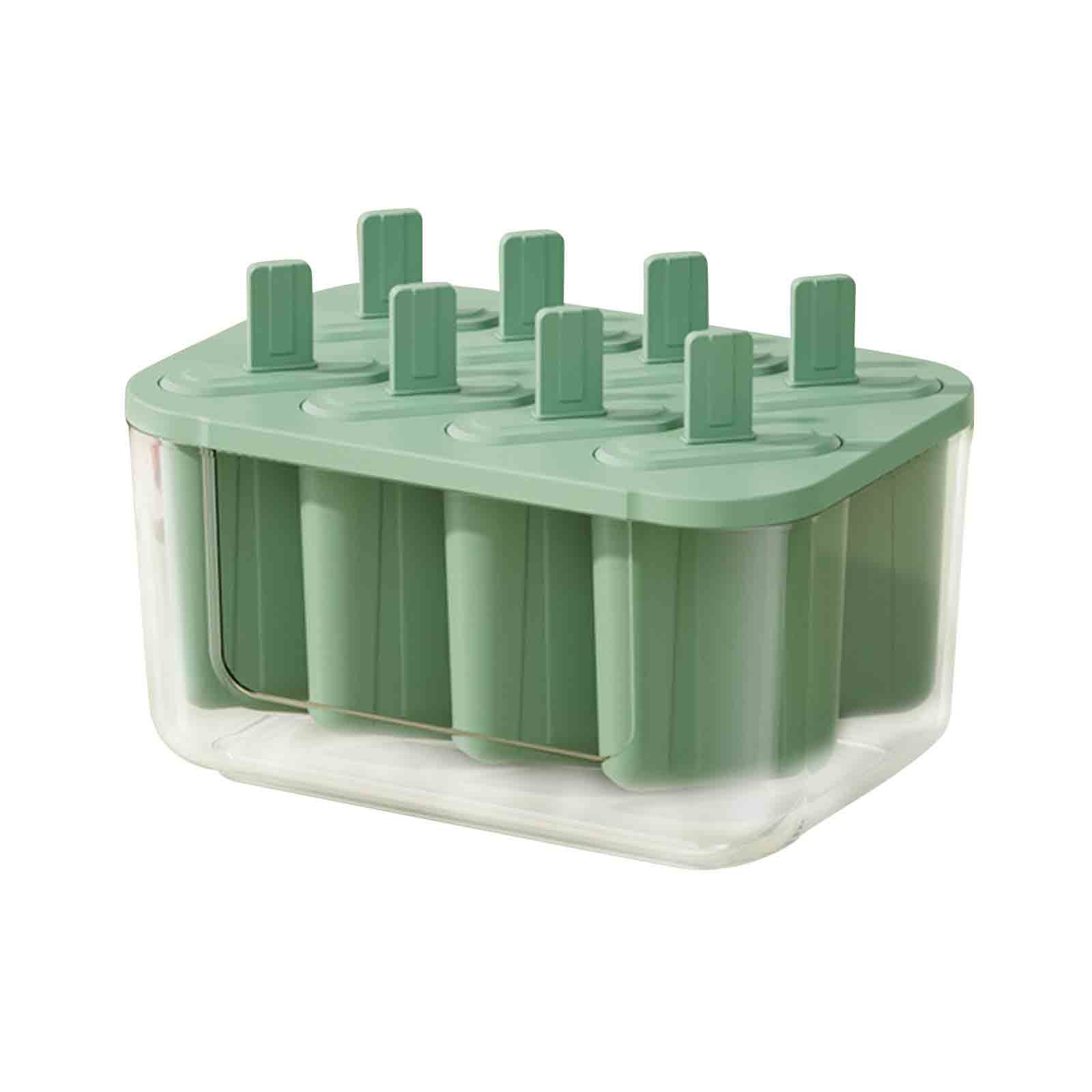 Tunhigl Sales Silica Gel Ice Tray Film with 22-cell Ice Box with Lid Food-grade Ice Maker Home Ice-cream Popsicle