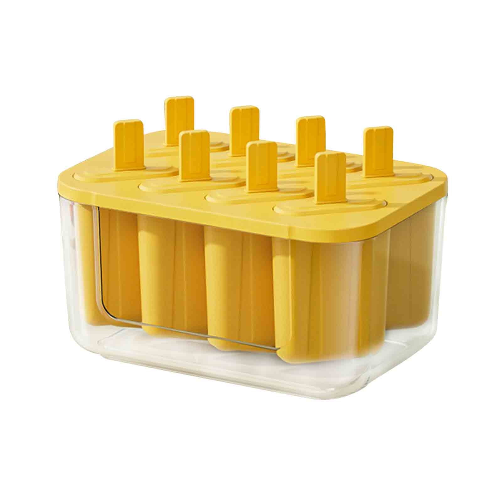 Tunhigl Sales Silica Gel Ice Tray Film with 22-cell Ice Box with Lid Food-grade Ice Maker Home Ice-cream Popsicle