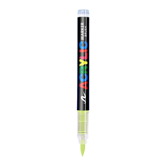 Tunhigl Savings! Direct Liquid Soft Head Acrylic Marker Pen No Need To Press Student Drawing Graffiti Pen 5ml