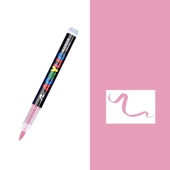 Tunhigl Savings! Direct Liquid Soft Head Acrylic Marker Pen No Need To Press Student Drawing Graffiti Pen 5ml