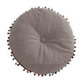 thumbnail image 1 of Tunhigl Scandinavian Style Decorative Throw Pillow - Velvet Soft Cushion for Sofa, Bed, or Office in Multicolor Options Gray, 1 of 7