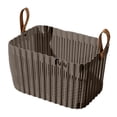 thumbnail image 1 of Tunhigl Shower Storage Basket - Waterproof Bath Organizer with Reinforced Handles, Spacious & Durable for Bathroom, Travel, Gym Gray, 1 of 6
