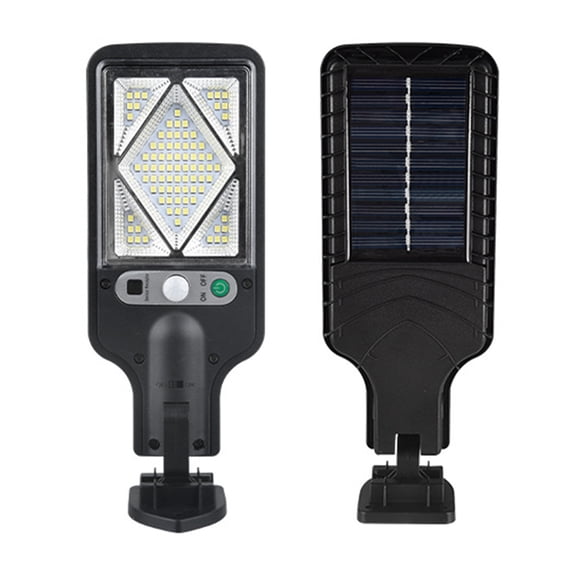 Tunhigl Solar Outdoor Lights with Motion Sensor and Remote Control - IP65 Waterproof Wall Security Lights for Fence, Yard, Garden, Patio, Front Door, 3 Modes, Bright LED Lighting Black