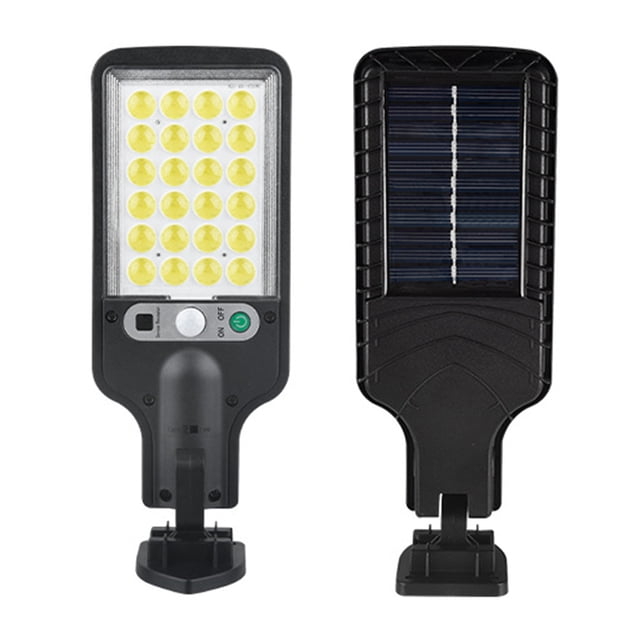 Tunhigl Solar Outdoor Lights with Motion Sensor and Remote Control - IP65 Waterproof Wall Security Lights for Fence, Yard, Garden, Patio, Front Door, 3 Modes, Bright LED Lighting Black