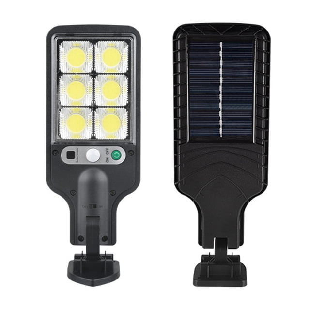 Tunhigl Solar Outdoor Lights with Motion Sensor and Remote Control - IP65 Waterproof Wall Security Lights for Fence, Yard, Garden, Patio, Front Door, 3 Modes, Bright LED Lighting Black