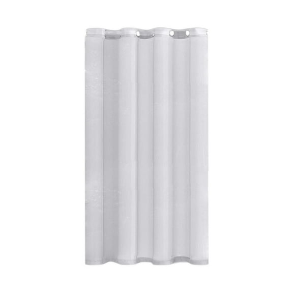 Tunhigl Solid Color Outdoor Semi-Transparent Light Filtering Curtain, Weather Resistant Patio Gazebo Privacy Curtain