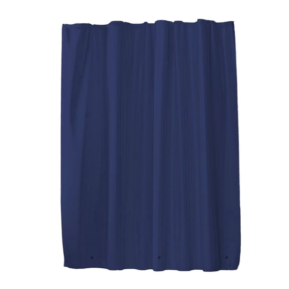 Tunhigl Solid Color Shower Curtain, Thickened Waterproof Polyester Bathroom Toilet Partition Curtain with 12 Hooks, 70.87 x 70.87 in