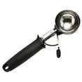 thumbnail image 1 of Tunhigl Stainless Steel Ice Cream Scoop with Non-Slip Handle - Heavy Duty Metal Kitchen Tool for Cookie Dough, Gelato Black, 1 of 9