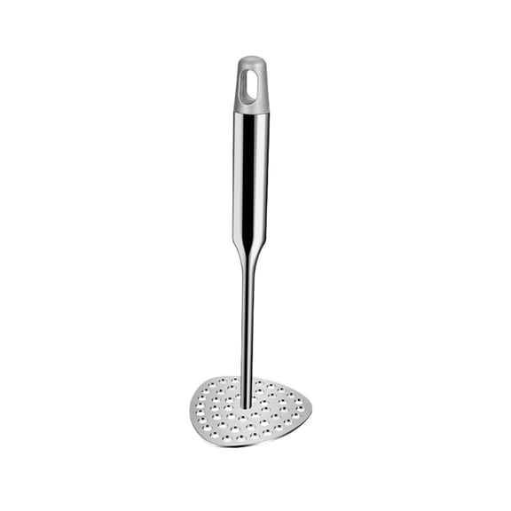 Tunhigl Stainless Steel Potato Masher & Vegetable Crusher - Heavy Duty Manual Kitchen Tool for Pureeing Potatoes, Vegetables & Meat