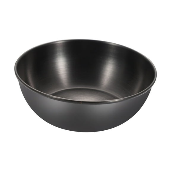 Tunhigl Stainless Steel Snack Dipping Dish - Condiment Bowl for Sushi, Soy Sauce - Multi-Purpose Elegant Dining Accessory Black