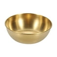 thumbnail image 1 of Tunhigl Stainless Steel Snack Dipping Dish - Condiment Bowl for Sushi, Soy Sauce - Multi-Purpose Elegant Dining Accessory Gold, 1 of 3