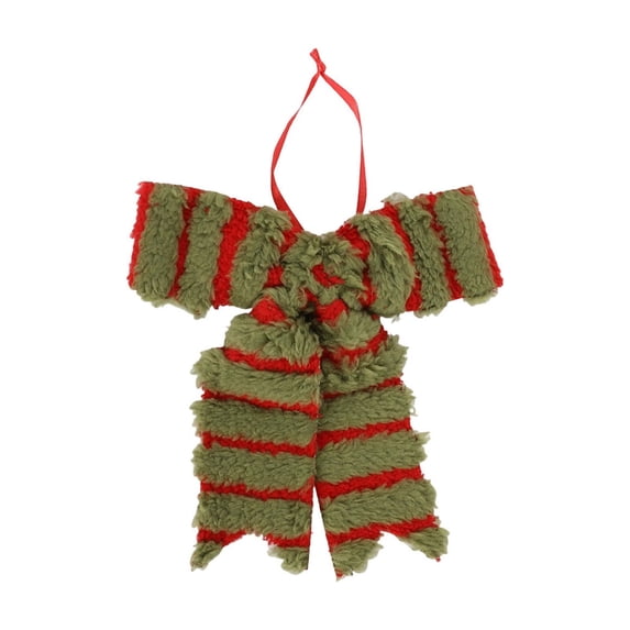Tunhigl Striped Fabric Pendant Ornament, Soft Hanging Decoration for Windows Doors and Mantels