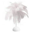 thumbnail image 1 of Tunhigl Stylish Feather Table Lamp for Bedroom Decor - Battery-Operated LED Night Light with Warm Glow, for Living Room, Party, Wedding Centerpiece, Christmas, and Valentine's Day Gifts White, 1 of 8