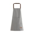 thumbnail image 1 of Tunhigl Stylish Unisex Plastic Kitchen Apron with Pockets - Waterproof, Oil Proof, Dirt Resistant Apron for Cooking, Grilling, BBQ and Easy Clean Kitchen Use Dark Gray, 1 of 6