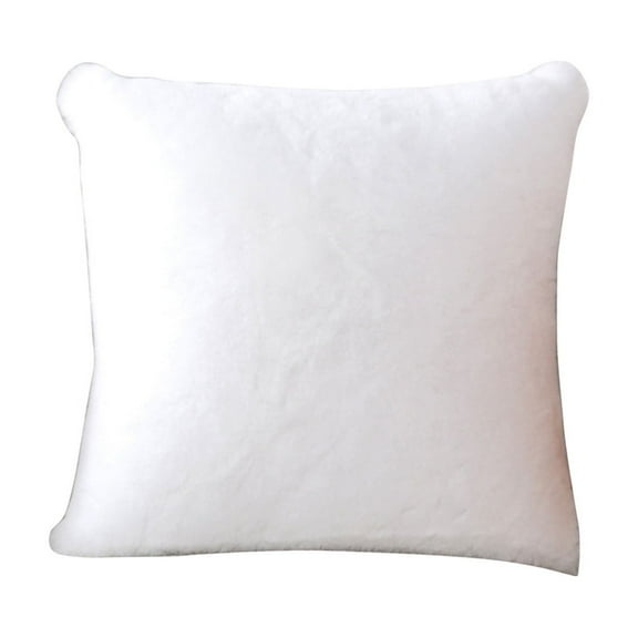 Tunhigl Summer Throw Pillows, 17.7x17.7 Inch Decorative Couch Pillow Cases with Invisible Zipper, Polyester Bedroom and Living Room Cushion Covers for Home Decor in Multiple Colors White