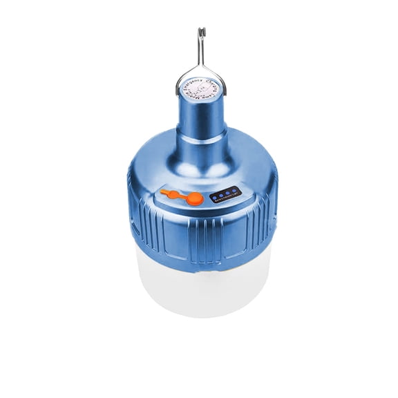 Tunhigl Super Bright USB Rechargeable LED Lantern - Wireless Emergency Light for Power Outage, Outdoor Camping, and Home Use with 3 Modes, Water Resistant, and Long Battery Life Blue