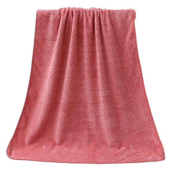 Tunhigl Towels Clearance! 27.58×55.1Inches Corals Velvet Towel Adult Household Daily Absorbent Dry Hair Towel Hair Don't Fall Towel Bath Towel Beach Towel Wheats Ear Towel
