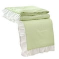 thumbnail image 1 of Tunhigl Twin Summer Duvet for Cool Sleep Lace Design Machine Washable Comforter Breathable and Soft for Hot Sleepers and Dorm Room Light Green, 1 of 7