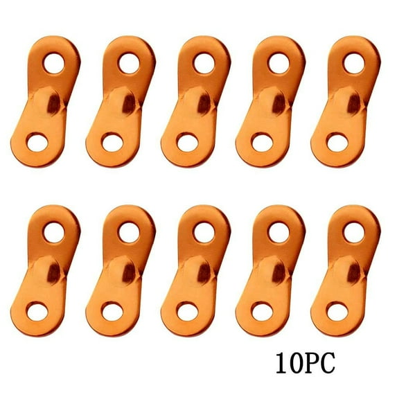 Tunhigl Under $10 10PCS Camping Accessories Tent Rope Fastener Guyline Tensioner Rope Adjuster