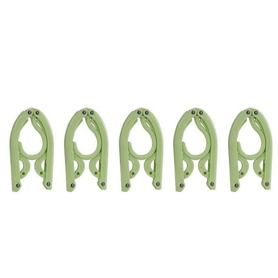 Tunhigl Under $10 Home Tools Folding Clothes Rack Travel Portable Retractable Sun Drying Rack 5Pcs