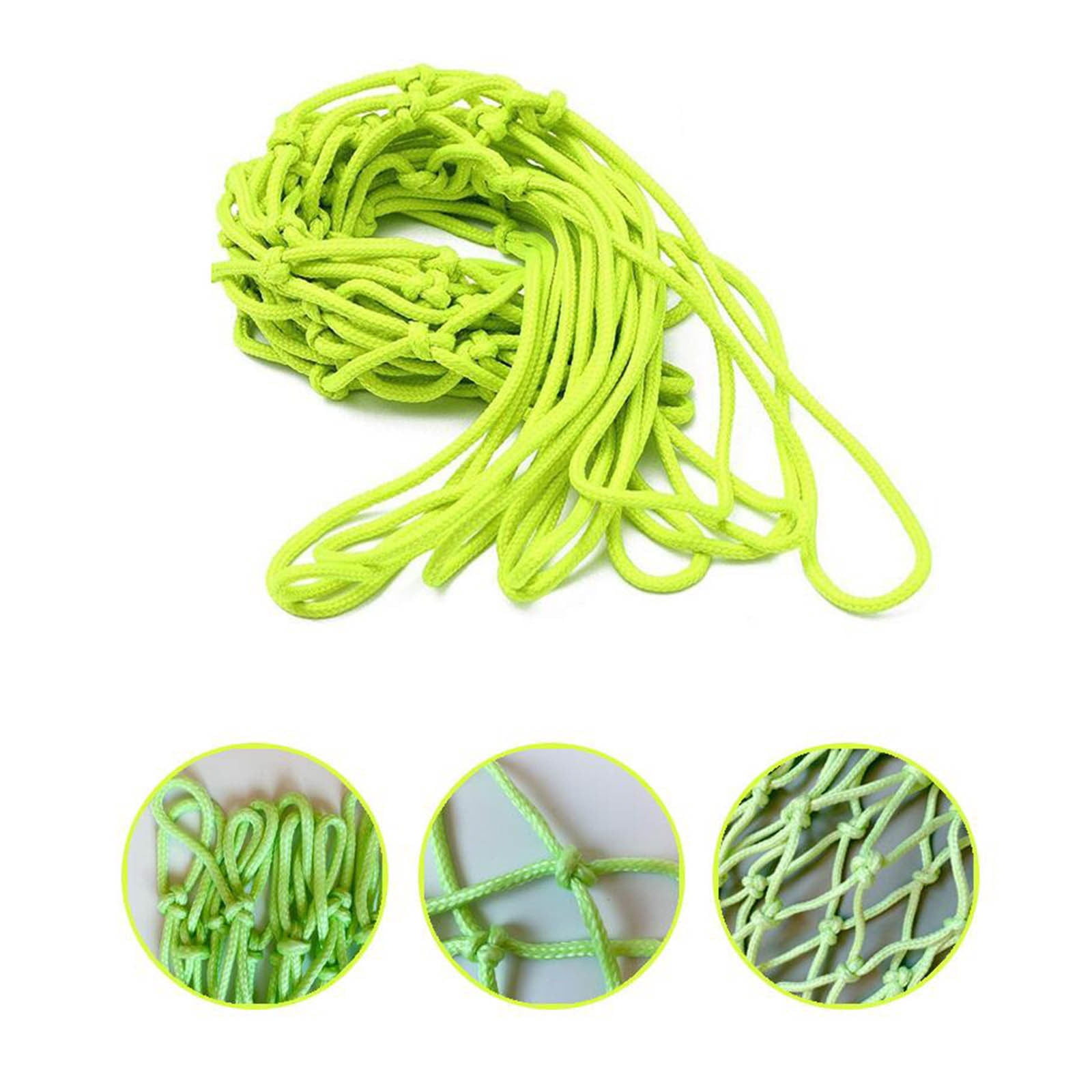 Tunhigl Under $10 Outdoor Luminous Basketball Net Basketball Stand Replacement Net Night Basketball Sports