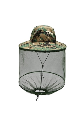 Under $10 Outdoor Mosquito Resistance Hat Bee Insect Net Mesh Face Protector Cap