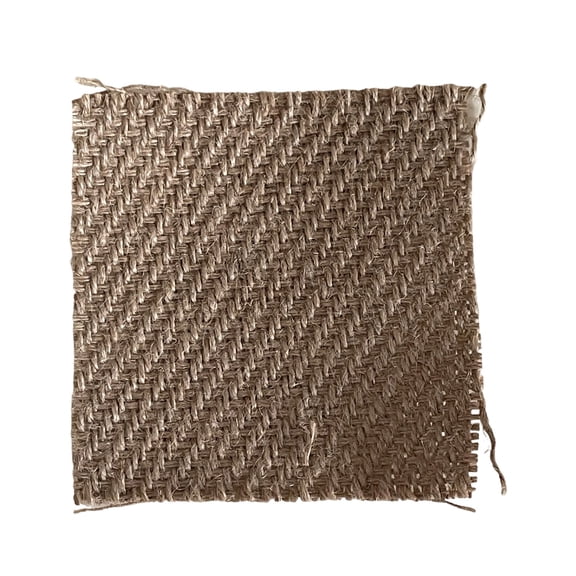 Tunhigl Vintage Linen Crocheted Coaster, 3.93 Inch Brown Candle Mat, Decorative Photo Prop for Home Styling