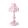 thumbnail image 1 of Tunhigl Vintage USB Rechargeable LED Table Lamp | European Style Mini Bedside Night Light for Bedroom, Dorm, and Home Decor with Romantic Ambiance Pink, 1 of 7