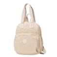 thumbnail image 1 of Tunhigl Waterproof Backpack for Men and Women Large Capacity Foldable Daypack for Travel Hiking Camping Commuting Students Summer Spring Break and Daily Use with Adjustable Straps Beige, 1 of 5