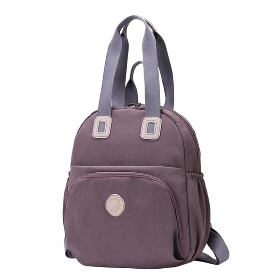 Tunhigl Waterproof Backpack for Men and Women Large Capacity Foldable Daypack for Travel Hiking Camping Commuting Students Summer Spring Break and Daily Use with Adjustable Straps Purple