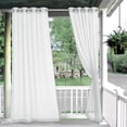 thumbnail image 1 of Tunhigl Waterproof Outdoor Curtains for Patio & Gazebo UV Blocking Light Filtering Privacy Curtains Grommet Top 84x52in 10 Colors for Summer Outdoor Living White, 1 of 7
