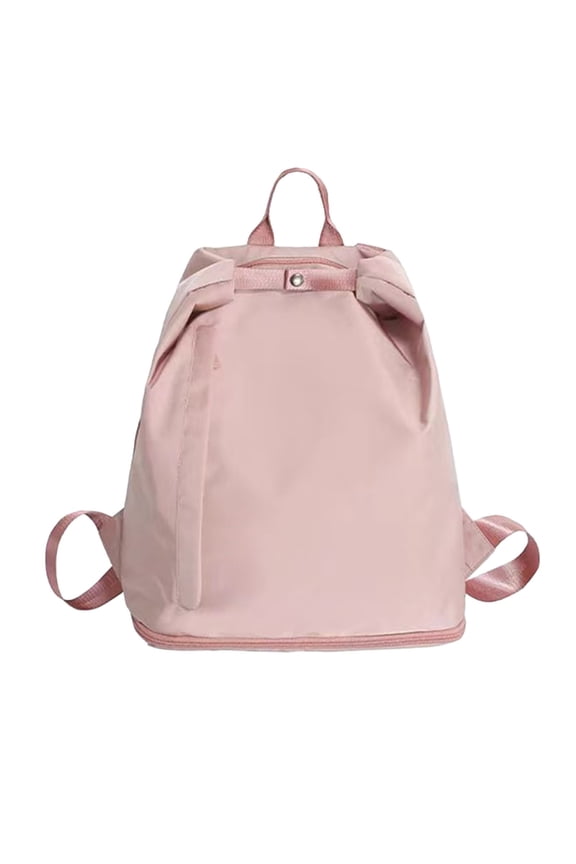 Waterproof Portable Backpack - Dry & Wet Separation for Sports, Fitness, and Beach - Multicolor Lightweight Swim Bag with Adjustable Straps Pink