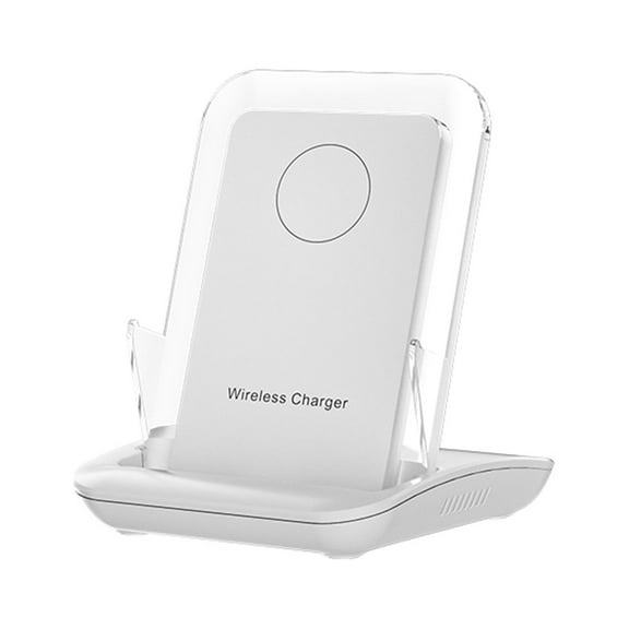 Tunhigl Wireless Charger 15 W Magnetic 65 W Flash Charging Crystal Illuminated Vertical Desktop Mobile Phone Amplification
