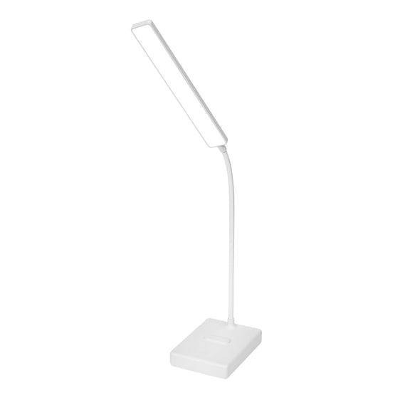 Tunhigl Wireless Charging Desk Lamp with Phone Stand | 3-Level LED Eye Protection Study Lamp for Students and Office | Smart Desk Light with Adjustable Brightness White