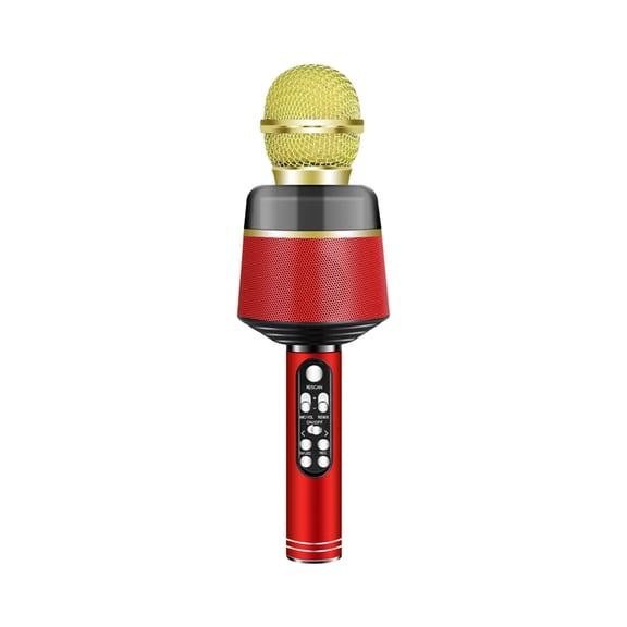 Tunhigl Wireless Condenser Microphone Live Broadcast Karaoke Artifact Home Video Microphone Speaker Integrated With Sound Effect Colorful Breathing Lamp