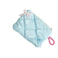thumbnail image 1 of Tunhigl Womens Waterproof Cosmetic Bag - Lightweight Travel Makeup Organizer, Portable Zip Pouch for Toiletries, Coins, Essentials Light Blue, 1 of 6