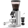thumbnail image 1 of Tuni G1 Conical Burr Coffee Grinder, 48 Grind Settings Anti-static Burr Mill, Precision Electronic Timer and LED Touchscreen for Espresso/Drip/Cold Brew/French Press, Stainless Steel, Silver, 1 of 7