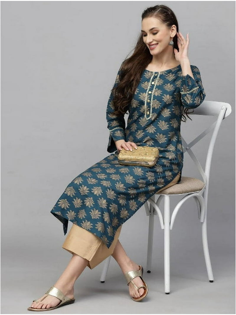 Tunic Dress Long Tunic Dress for Leggings Relaxed Fit Indian