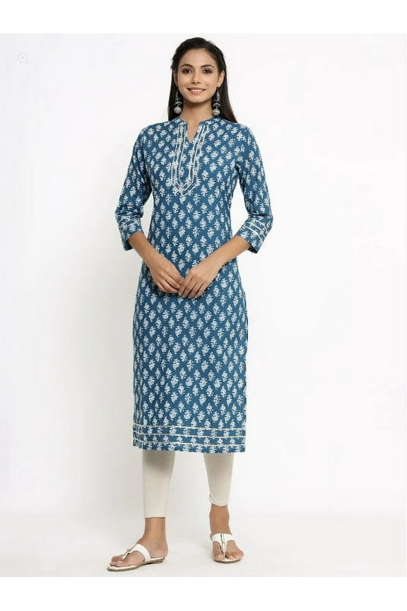 Tunic Dress | Long Tunic Dress for Leggings | Relaxed Fit | Indian Kurta for Women | Kurti Dress for Women | Indian Kurti | Cotton Kurta