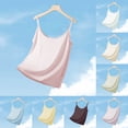 thumbnail image 1 of Tunic Tank Tops for Women Fashion Women's Casual Loose And Comfortable Solid Color Sleeveless Round-Neck Camisoles Yellow XL, 1 of 5