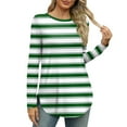 Tunic To Wear with Leggings Plus Size Tshirts Long Sleeve ONeck Tunic