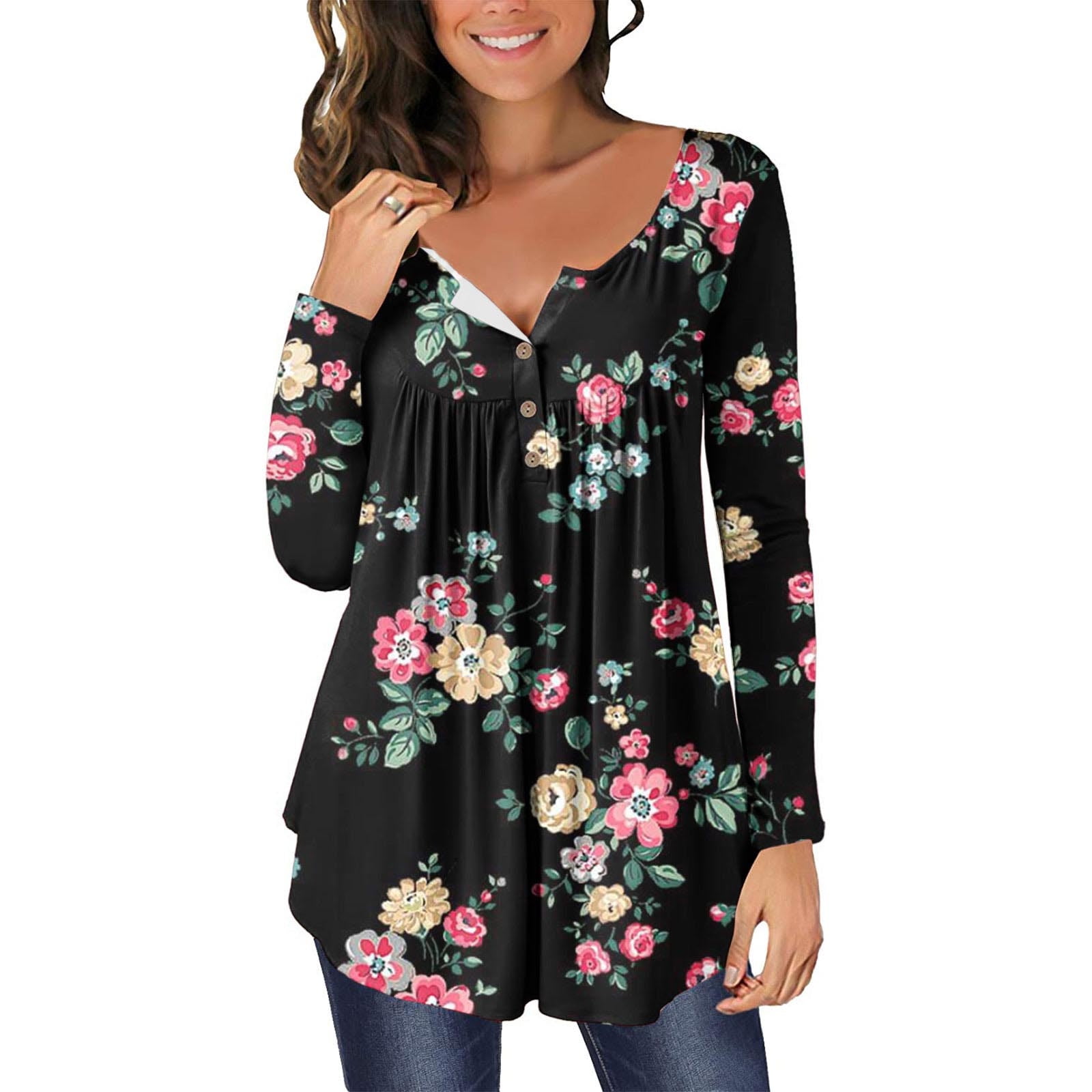 Tunic Tops to Wear with Leggings Dressy Plus Size Tops for Women