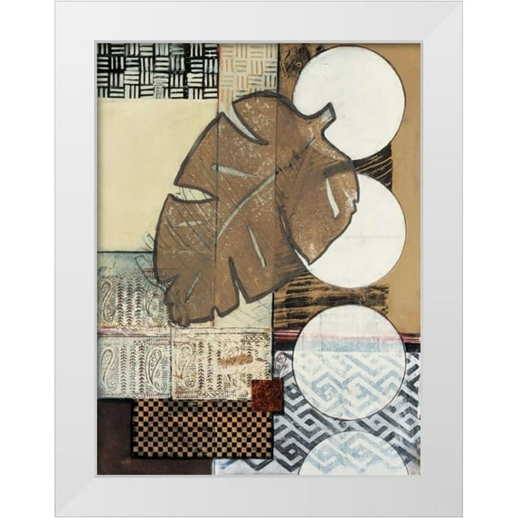 Tunick, Connie 12x14 White Modern Wood Framed Museum Art Print Titled - Global Patterns II