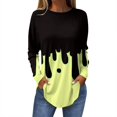 Tunics or Tops To Wear with Leggings Pumpkin Bats Graphic Tshirts Long