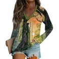 Tunics or Tops To Wear with Leggings Witch Graphic Tshirts Long Sleeve