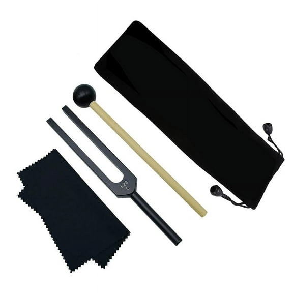 Tuning Fork, 528 Hz Tuning Forks for Healing Chakra,Sound Therapy,Keep Body,Mind and Spirit in Perfect Harmony,Black